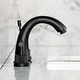 preview thumbnail 27 of 35, Kingston Brass Convergent Two-Handle 3-Hole Deck Mount Widespread Bathroom Faucet with Knurled Handle and Brass Pop-Up Drain