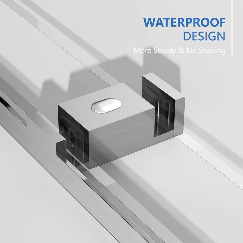 Frameless Double Sliding Shower Door