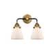 Option Black Antique Brass / Matte White