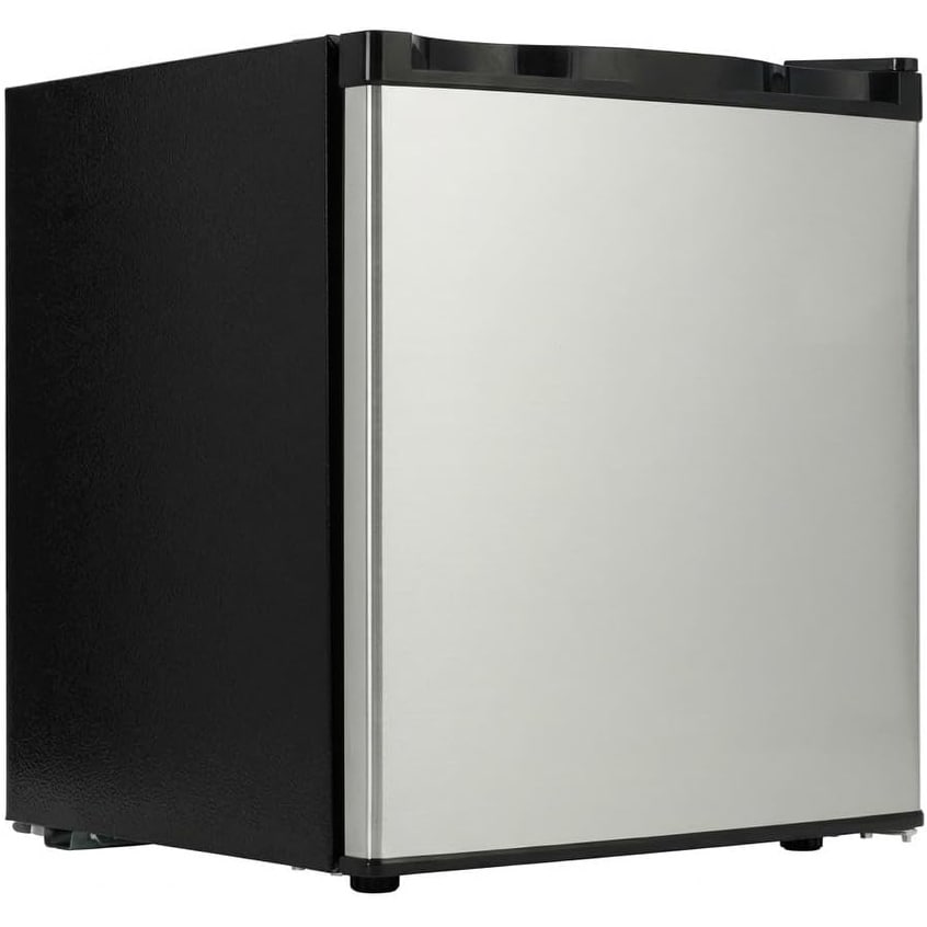 1.7 Cu.Ft Mini Fridge with Freezer, Ultra Quiet Compact Refrigerator Black