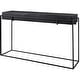 preview thumbnail 1 of 1, Uttermost Telone Modern Black Console Table