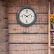 preview thumbnail 6 of 4, La Crosse Clock 18.40 In Hamilton In/Out Metal Quartz Clock, 433-3838