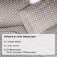 preview thumbnail 11 of 75, Superior Cotton Blend Polka Dot Bed Sheet Set
