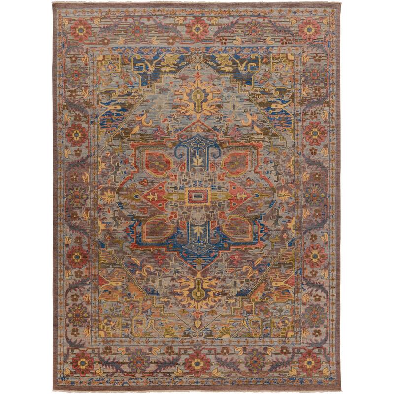 Hand-Knotted Celaena Wool Area Rug - 8' x 11'