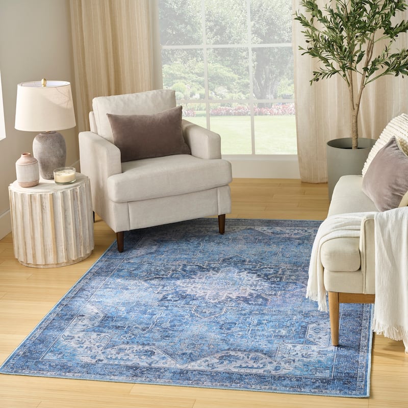 Nourison Washables Indoor only Persian Area Rug