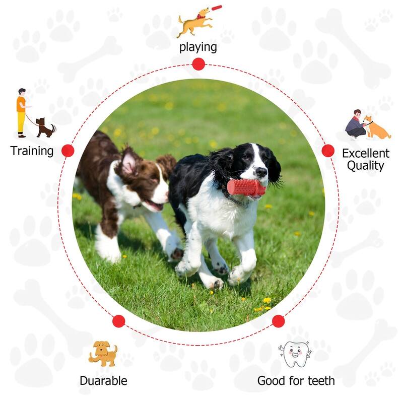 VECELA Dog Chew Toy Medium Dogs, Interactive Toys for Dogs Training Dental Care Dog Toys, Cute Bear Design - Bear Design