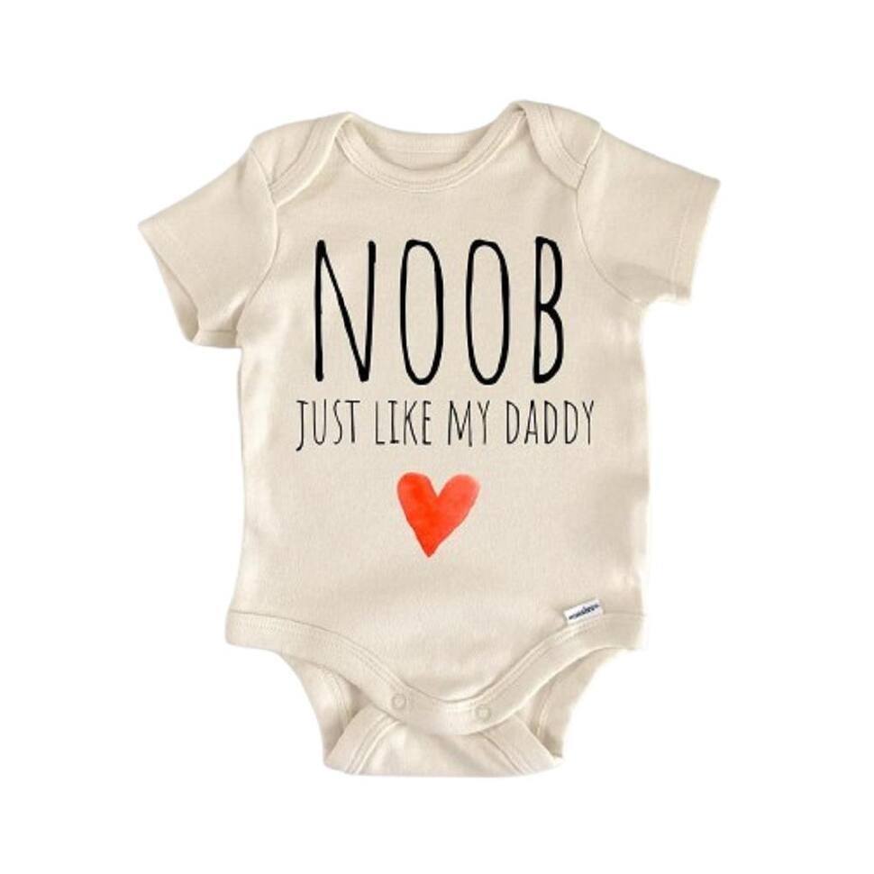 Video Gamer Noob Gaming - Baby Boy Girl Clothes Infant Bodysuit Funny Cute Newborn