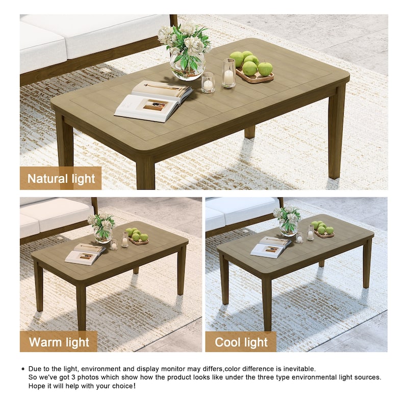 Teak Outdoor Patio Coffee Table