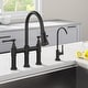 preview thumbnail 61 of 66, Kraus Allyn Traditional 3-Function Bridge Pulldown Kitchen Faucet