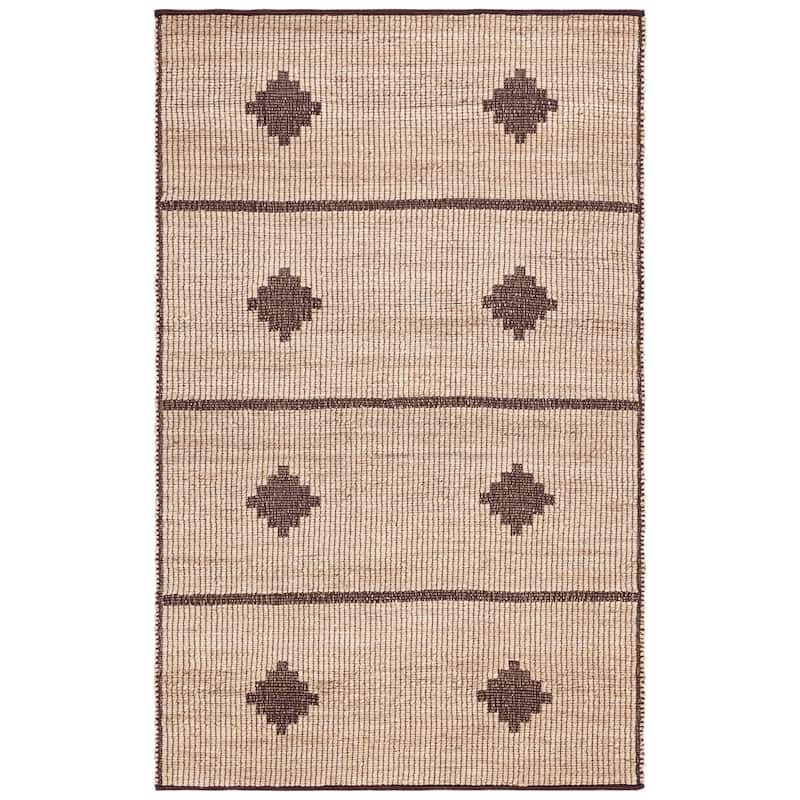 SAFAVIEH Handmade Natural Fiber Beguna Casual Jute Rug - 6' x 9' - Natural/Ivory