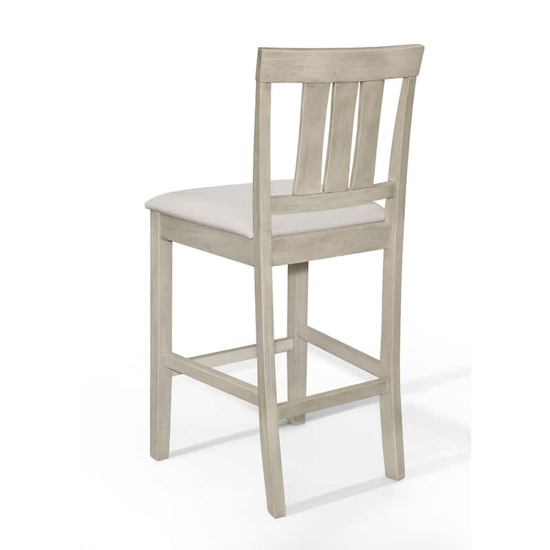 CraftPorch Clean-lines Counter Height Dining Chairs (Set of 4)