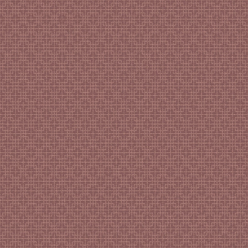 Galerie Wallcoverings TexStyle Collection Greek Key Non-woven Metallic Wallpaper Roll - 33 feet x 21 inches - Plum