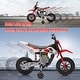 preview thumbnail 13 of 18, 12V Kids Dirt Bike,Electric Ride on Motorcycle with Training Wheels,Spring Suspension & Music, Electric Dirt Bike Ride on Toys
