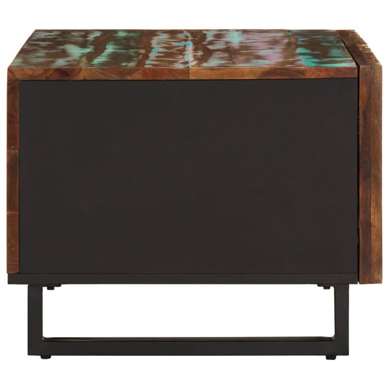 vidaXL Coffee Table Reclaimed Finish Solid Acacia Wood Medium - 20.1 x 31.5 x 15.7 in