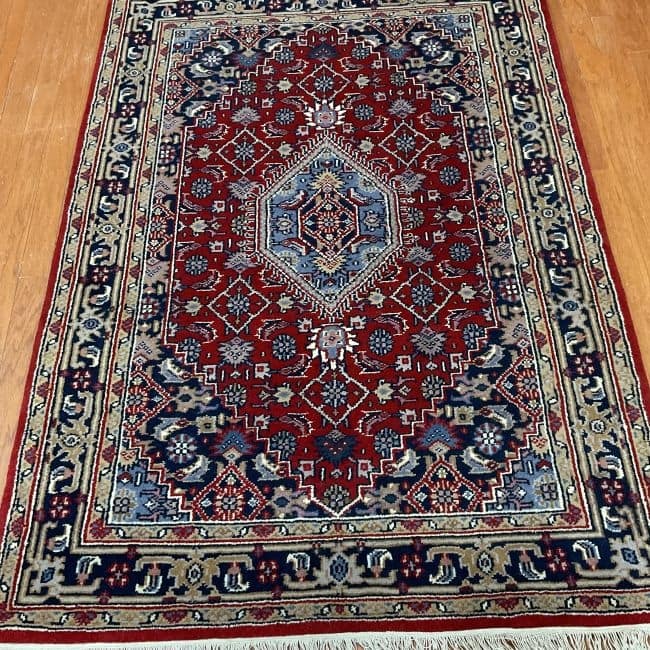 HERAT ORIENTAL Hand-knotted Medallion Bidjar Wool Rug 4'7 x 6'7 - 4'7x6'7