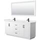 Option White / White Quartz Top / Matte Black Hardware