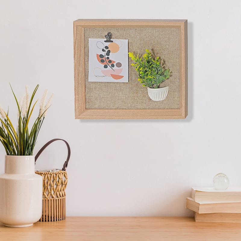 MDF Collage Clip Frame With Faux Plants 4X4