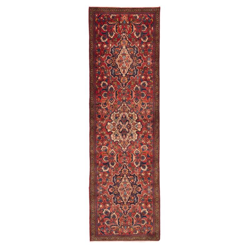 ECARPETGALLERY Hand-knotted Anadol Red Wool Rug - 2'11 x 9'10