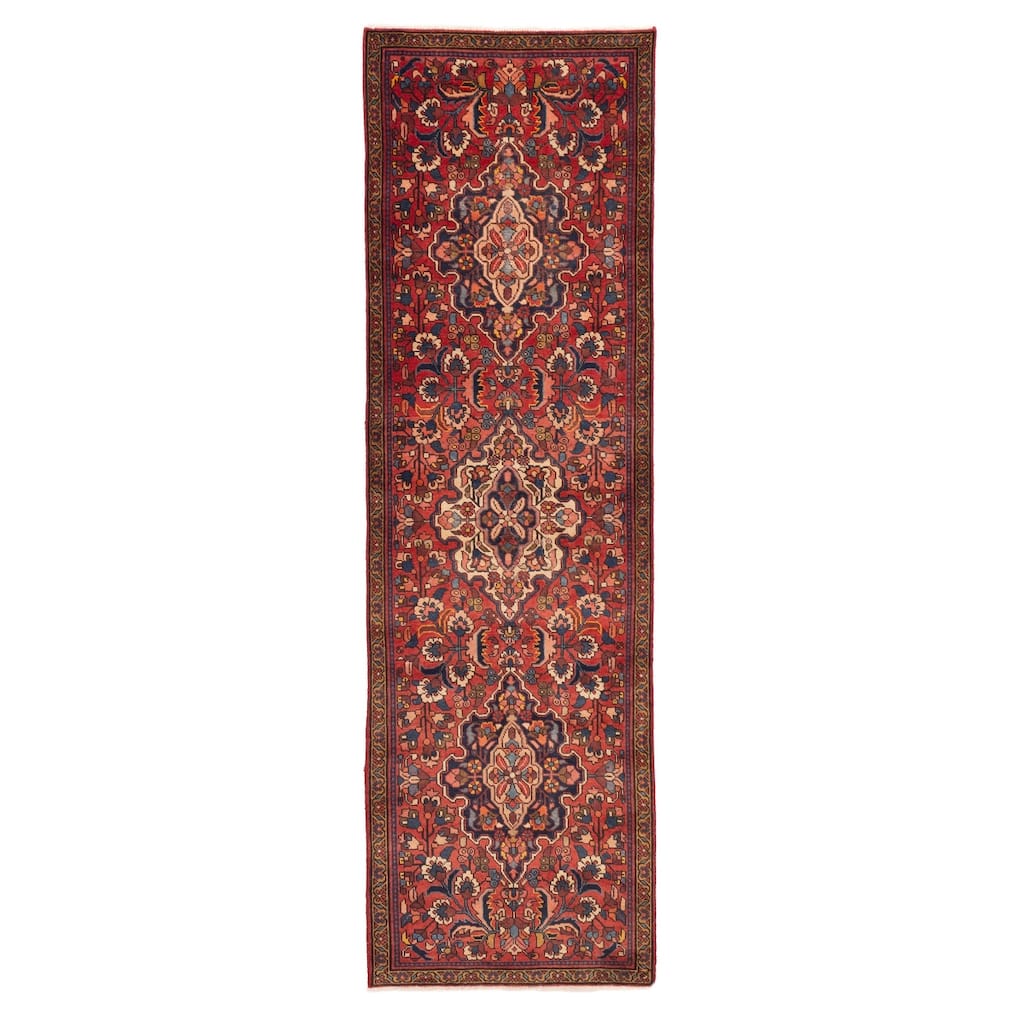 ECARPETGALLERY Hand-knotted Anadol Red Wool Rug - 2'11 x 9'10