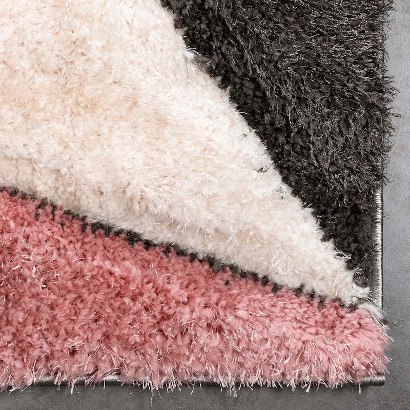 Well Woven San Francisco Venice Geometric Shag Area Rug