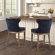 preview thumbnail 45 of 45, Madison Park Carson Swivel Counter Stool