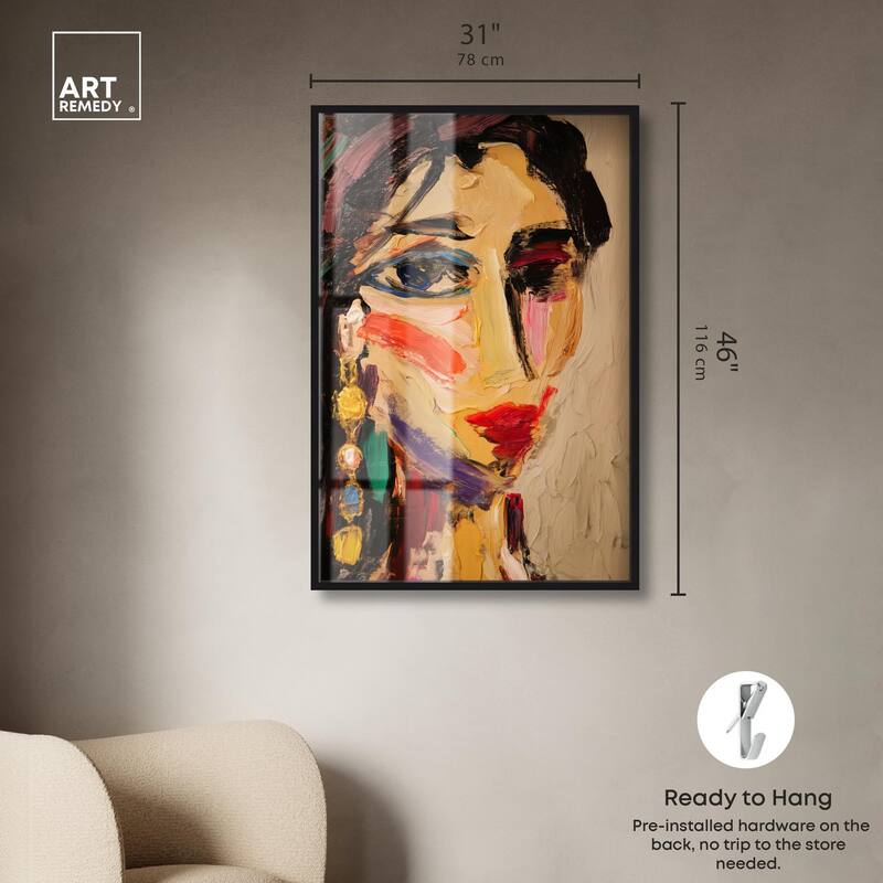Colorful Expression I Shadowbox by Art Remedy
