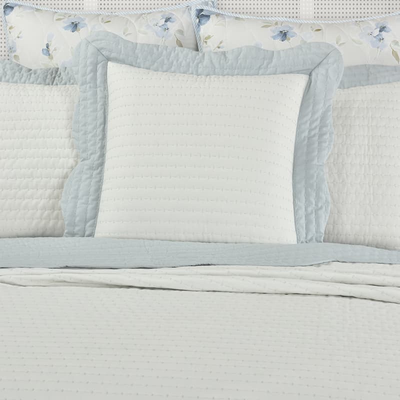 Amherst 20" Square Quilted Decorative Throw Pillow
