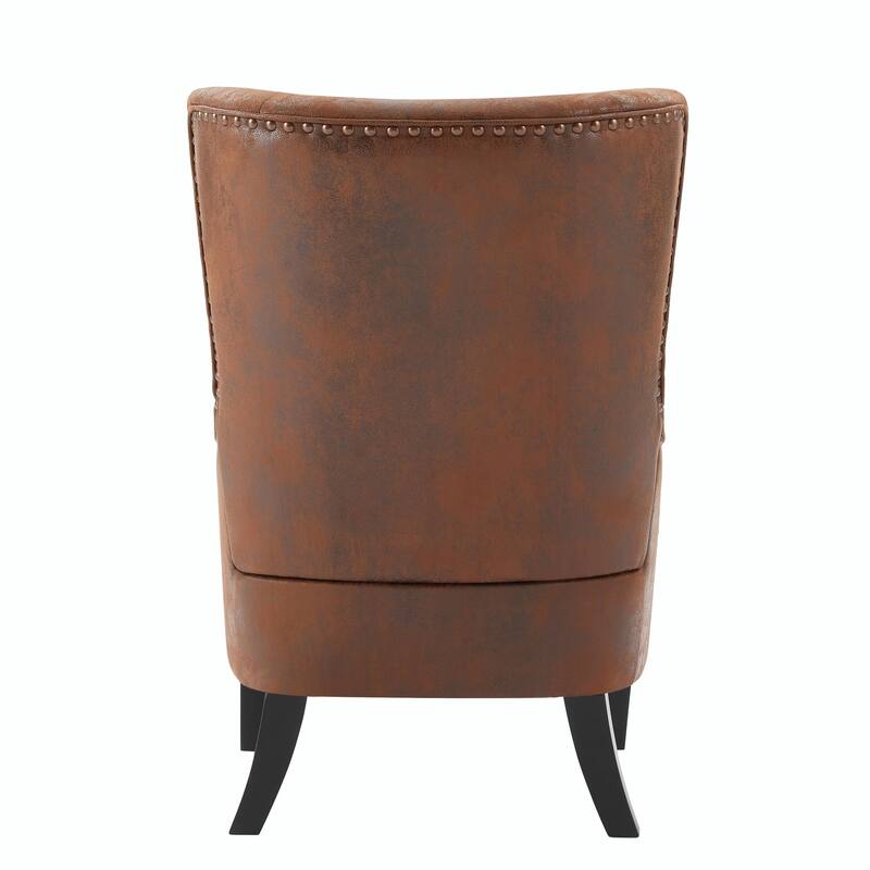 ​Retro Lounge Furniture - Distressed Leather Loo