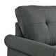 preview thumbnail 9 of 10, Serta Bennington Sofa in Heather Grey Woven Fabric