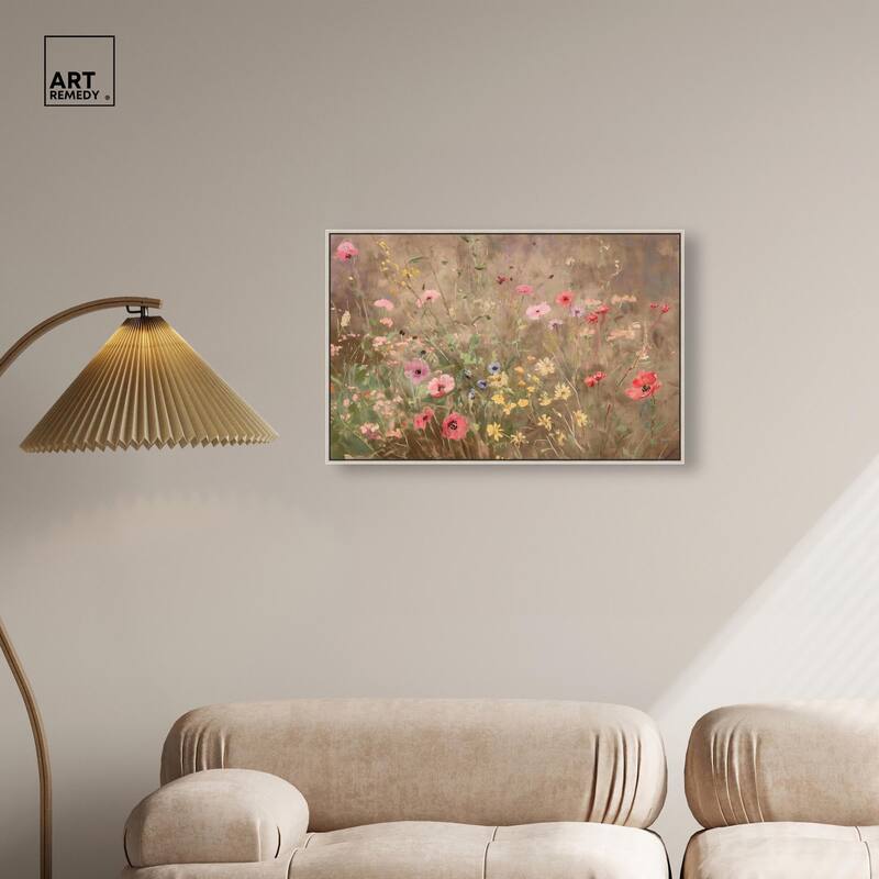 Wildflower Meadow Canvas by Art Remedy