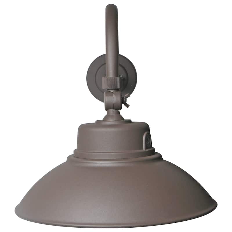 LED Gooseneck 30W/40W/50W CCT Selectable 3K/4K/5K Bronze 120-277V With Photocell
