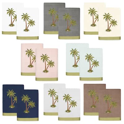 Authentic Hotel and Spa Turkish Cotton Palmera 2 PC Hand Towel Set