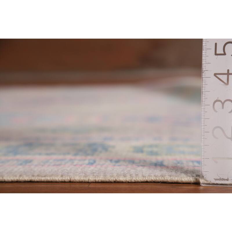 Hand Knotted Oriental 100% Wool Carpet Transitional All-Over Purples Oushak Area Rug - 10' 7'' X 7' 9''