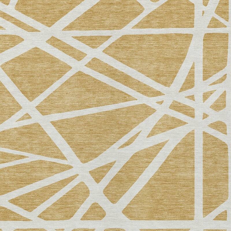 HomeRoots Geometric Transitional Rectangle Outdoor Rug