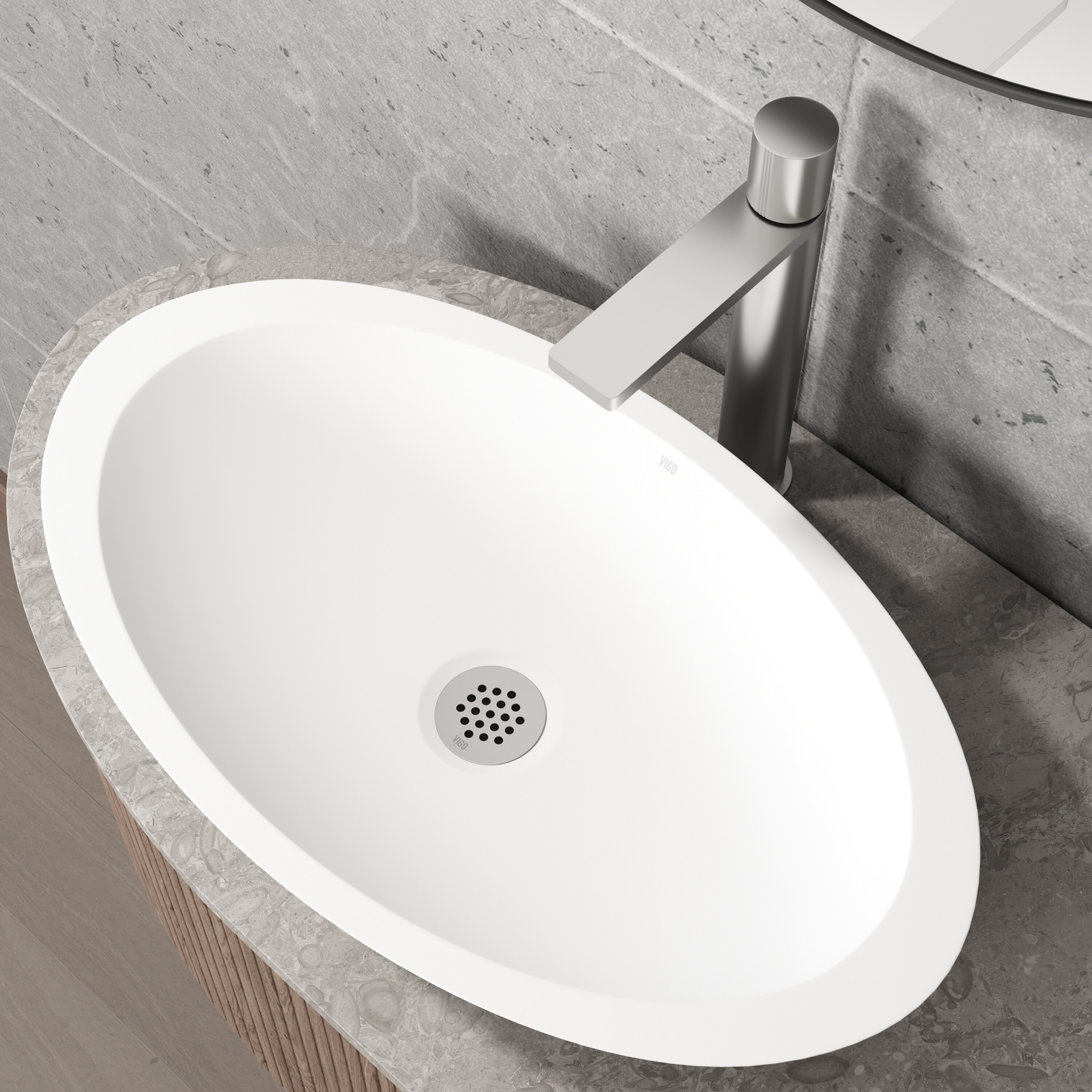 Raised sink sale grid
