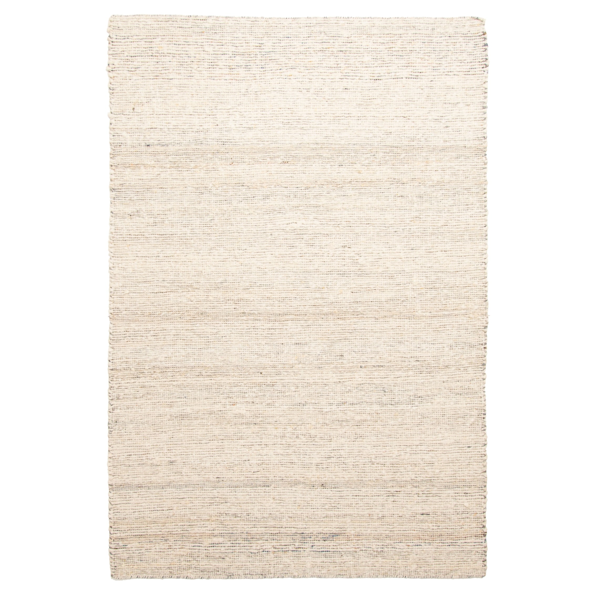 ECARPETGALLERY Braid weave Sienna Cream Wool Rug - 5'0 x 7'8