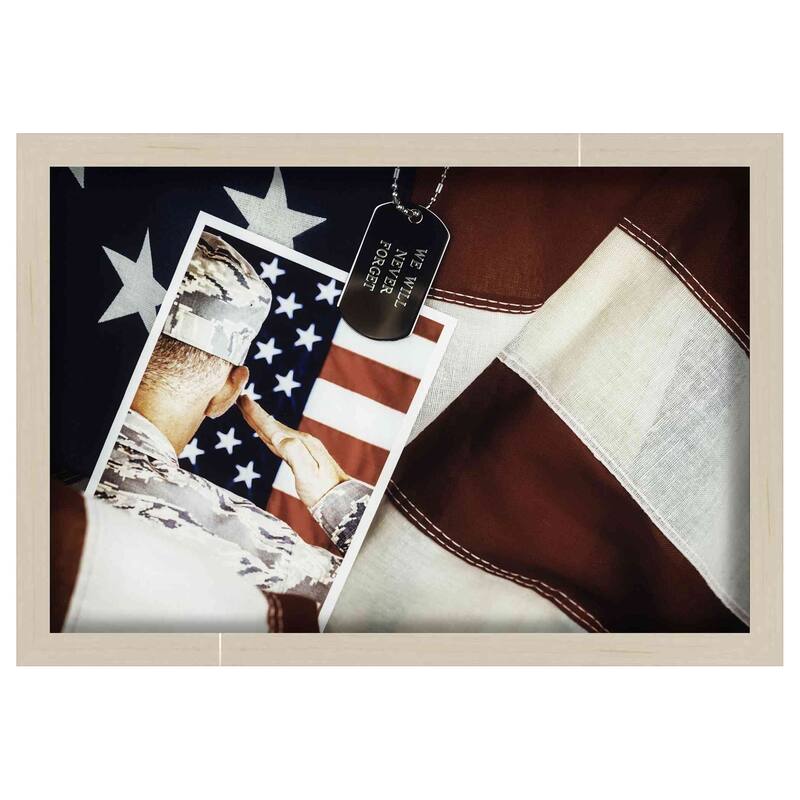 24x26 Natural Shadowbox Frame - Interior Size 24x26 x 1.5 In Deep - Natural Frame Can Display Items Up To 1.5 In Deep