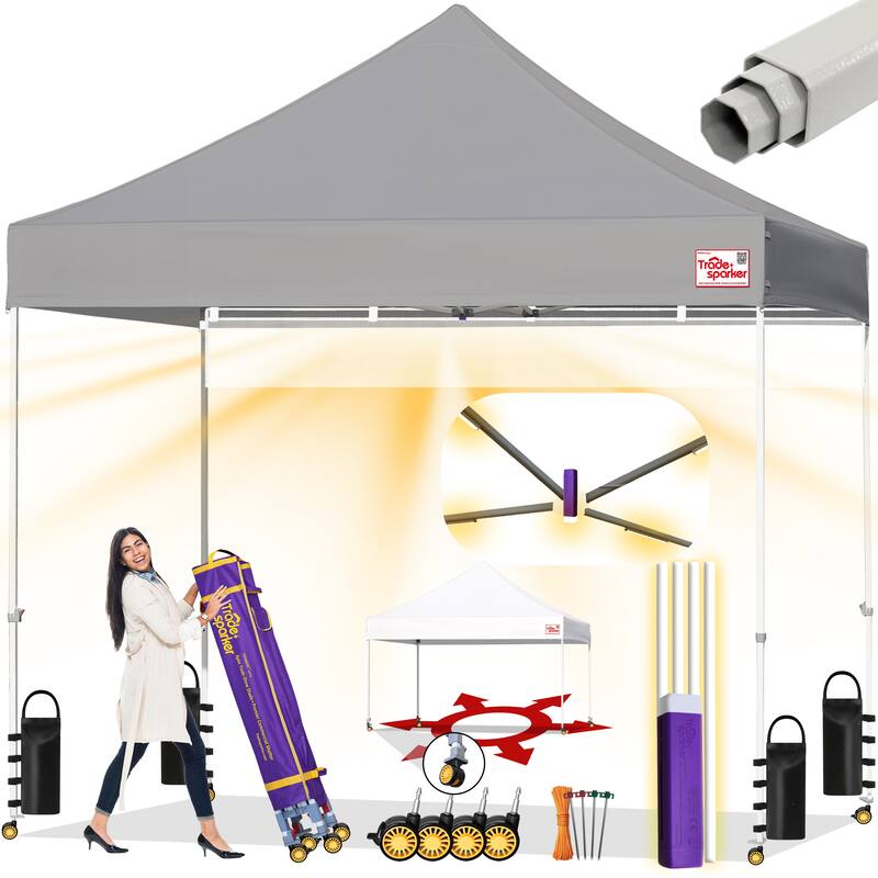 Tradesparker Ez Pop Up Canopy Tent Commercial Instant Canopies