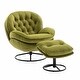 preview thumbnail 118 of 133, TV Chair Accent Chair for Living Room with Ottoman