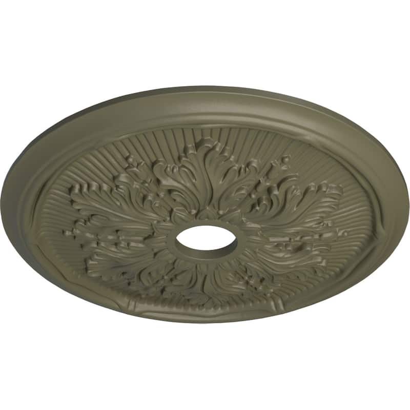 23 3/4"OD x 3 5/8"ID x 1 7/8"P Luton Leaf Ceiling Medallion