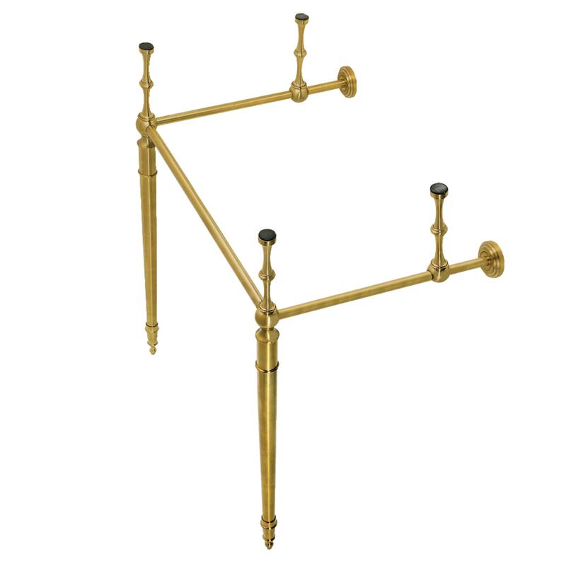 Kingston Brass Edwardian Brass Console Sink Legs - Brushed Brass