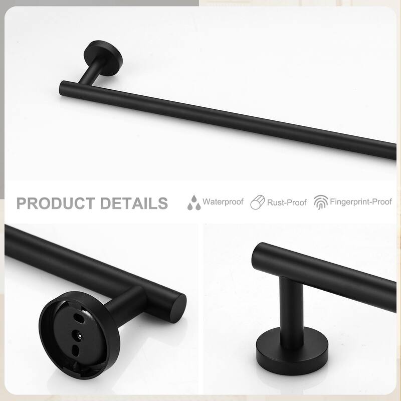 WOWOW Mutiple length Wall Mounted Stainless Steel Towel Bar