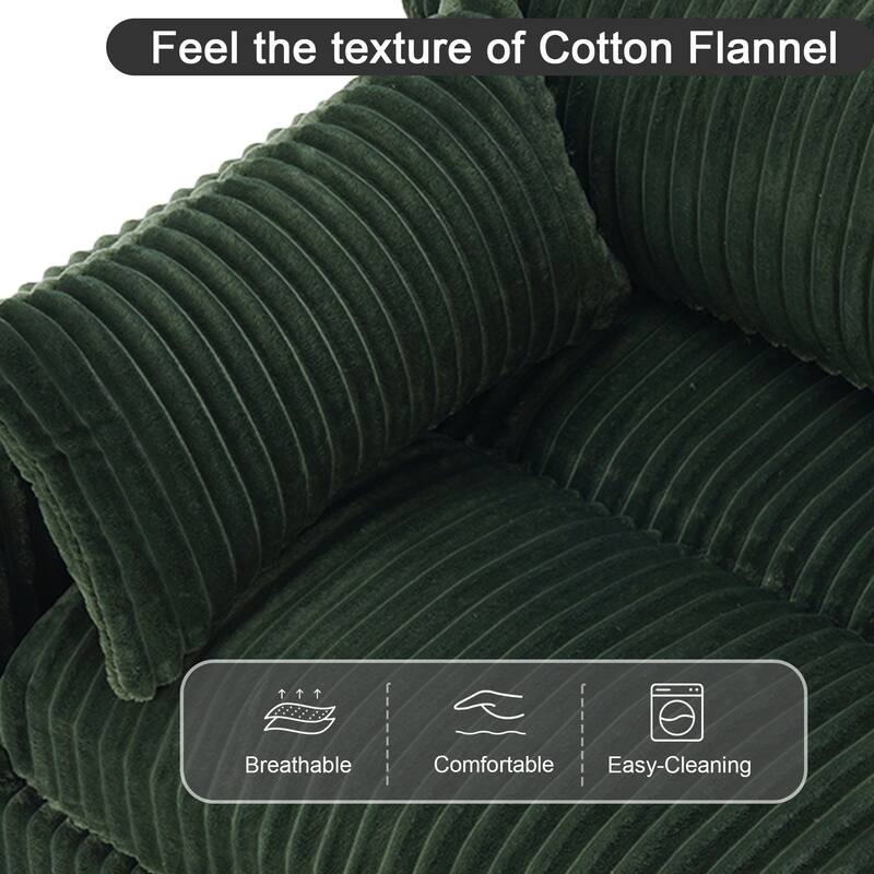 Plush Faux Fur Accent Sofa Chair