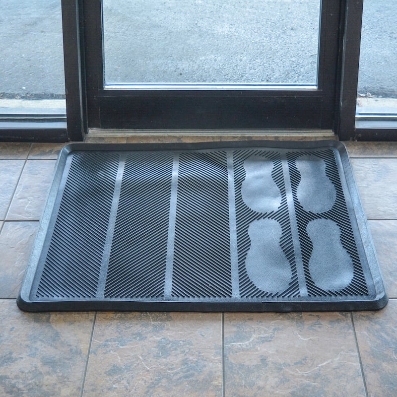 XL Rubber Boot Mat Tray 32 in.x 40 in. - 40"Lx32"Wx.6"H