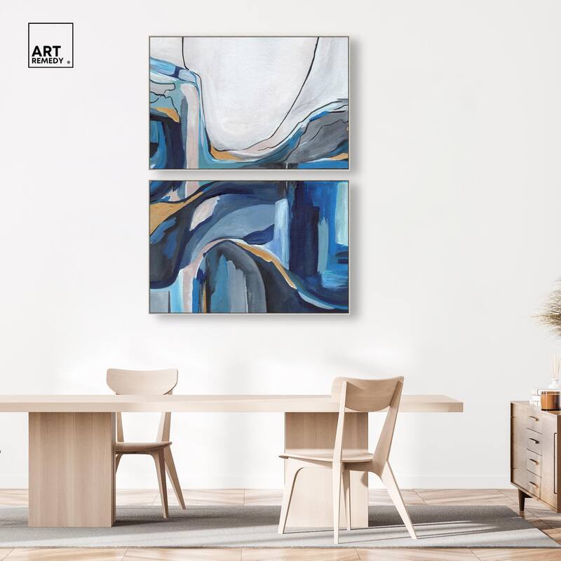 Mixture of Feelings Canvas Set of 2 by Art Remedy