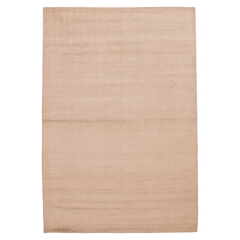 ECARPETGALLERY Hand Loomed Kashkuli Gabbeh Beige Viscose Rug - 5'4 x 7'9 - Beige - 5'4 x 7'9