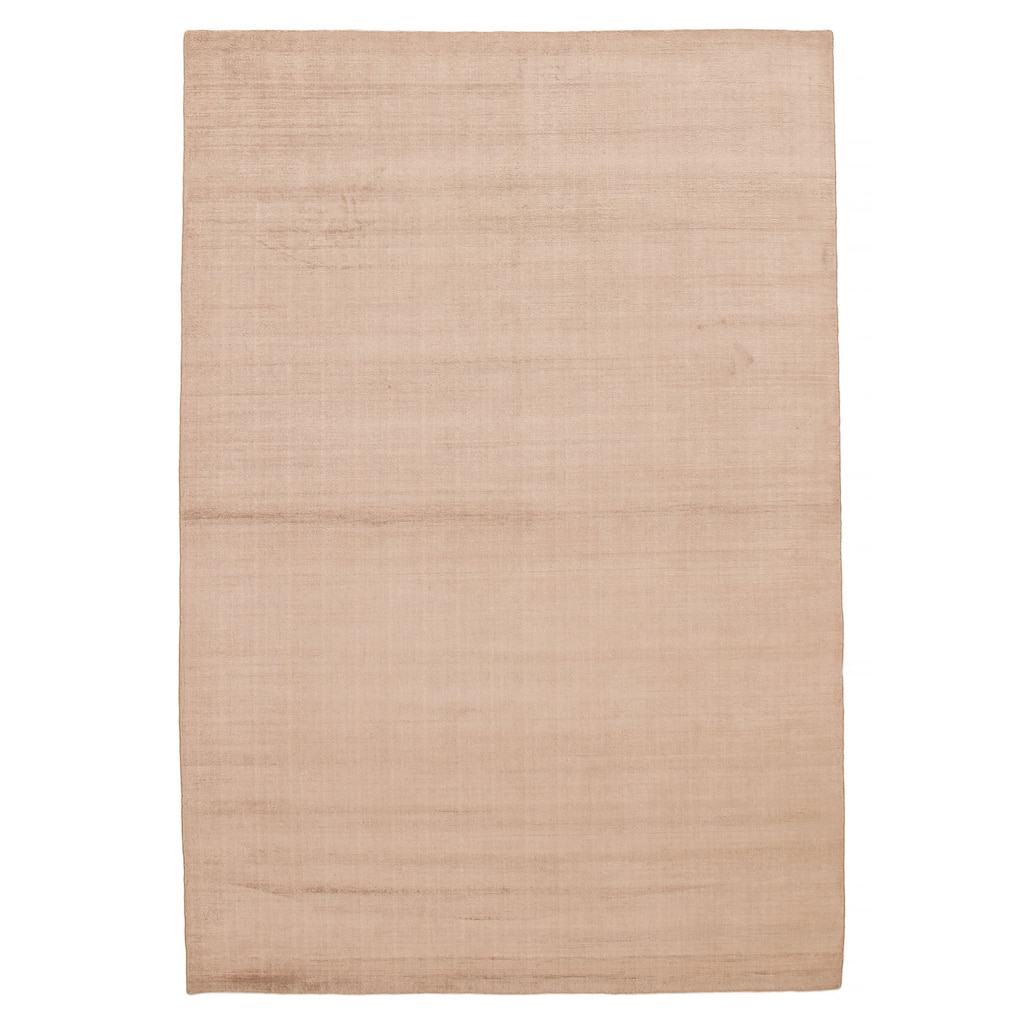ECARPETGALLERY Hand Loomed Kashkuli Gabbeh Beige Viscose Rug - 5'4 x 7'9