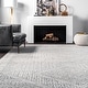 preview thumbnail 15 of 21, Nuloom Light Grey Aztec Print Area Rug