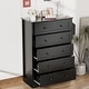 preview thumbnail 6 of 19, 5 Drawer 31.5" W Dresser 2 in 1 Convertible Chest with Detachable Top Drawers and Side Fabric Pocket