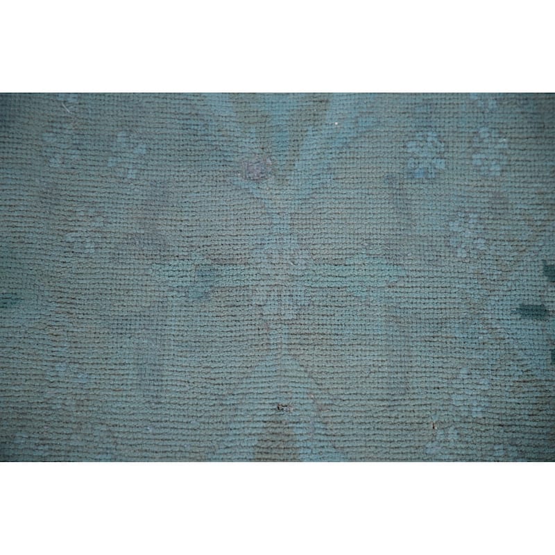 Hand-knotted Traditional Tabriz Persian Runner Rug Vintage Wool Carpet - 3'2" x 11'6"
